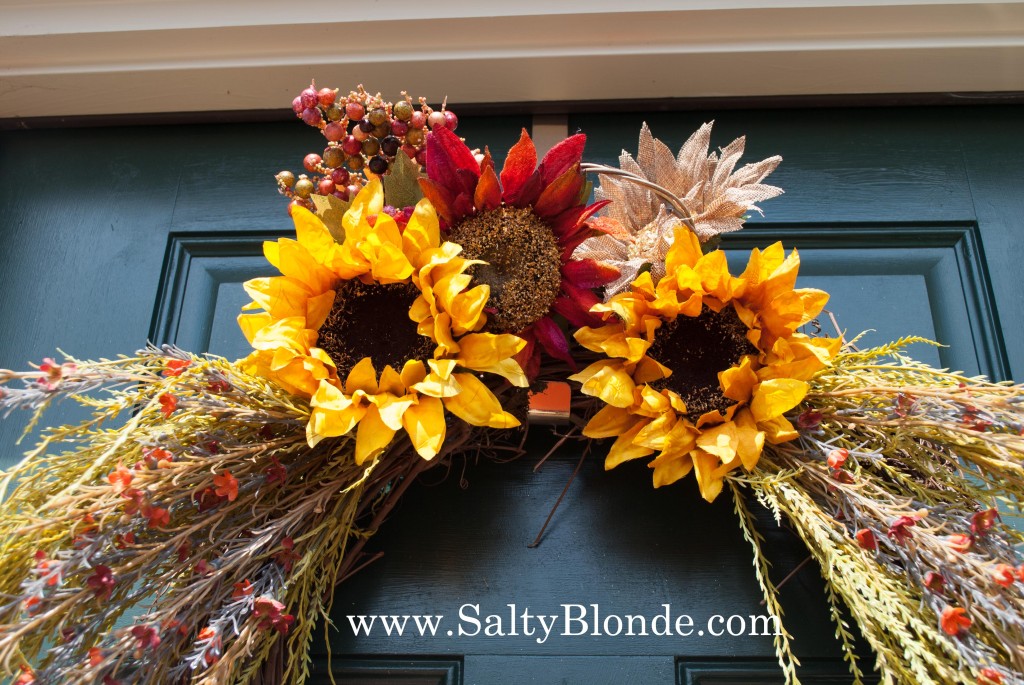 Late Summer Wreath Close Up