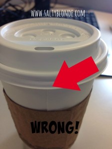 How to Stop Spilling Your Coffee via www.saltyblonde.com